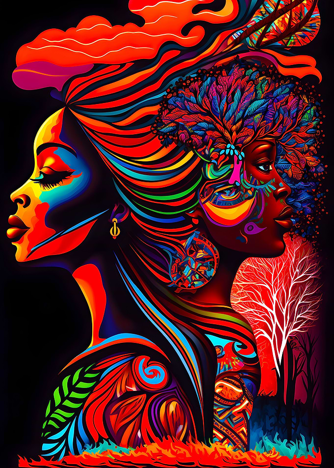 African Art Woman Africa