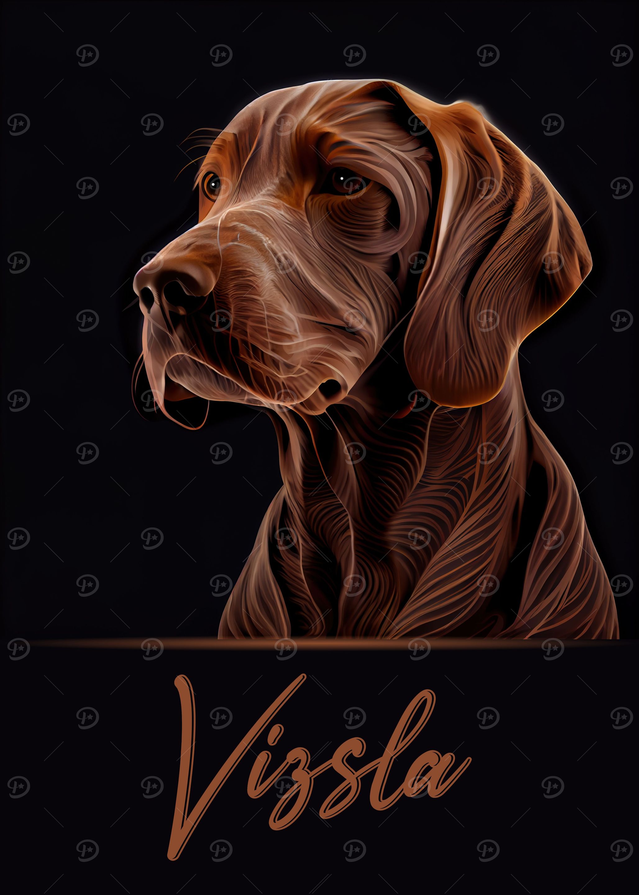Elegant Vizsla