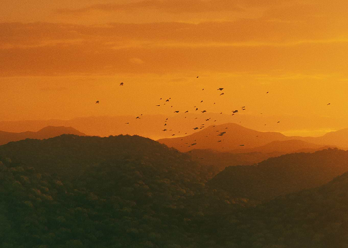 Mountains Ruin Scene 2