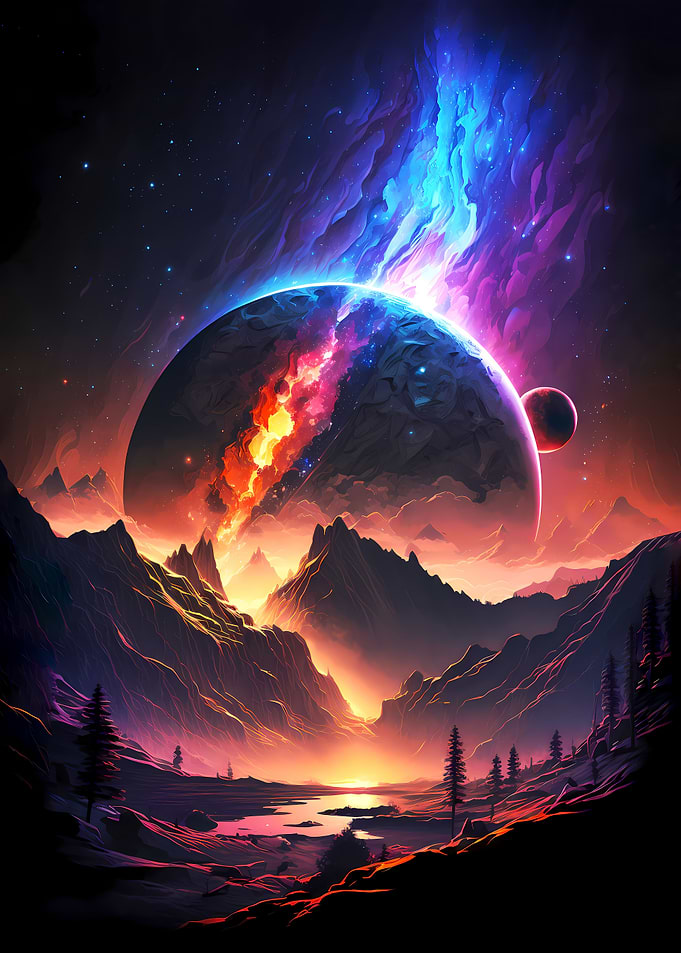 Birth Of Stars Landscape