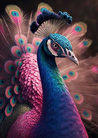 Magnificent peacock