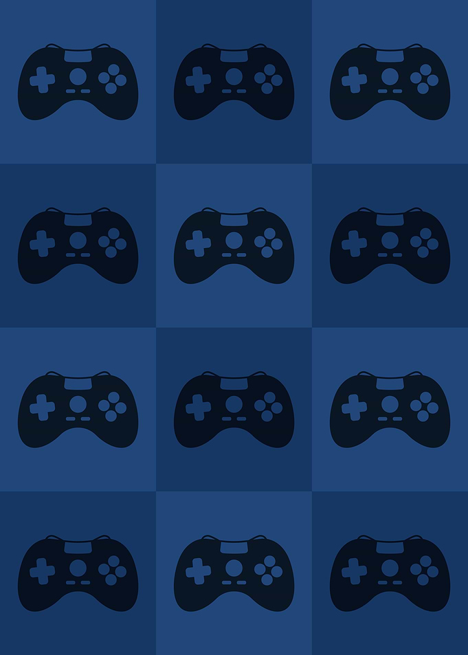 Gamer Controllers Blue
