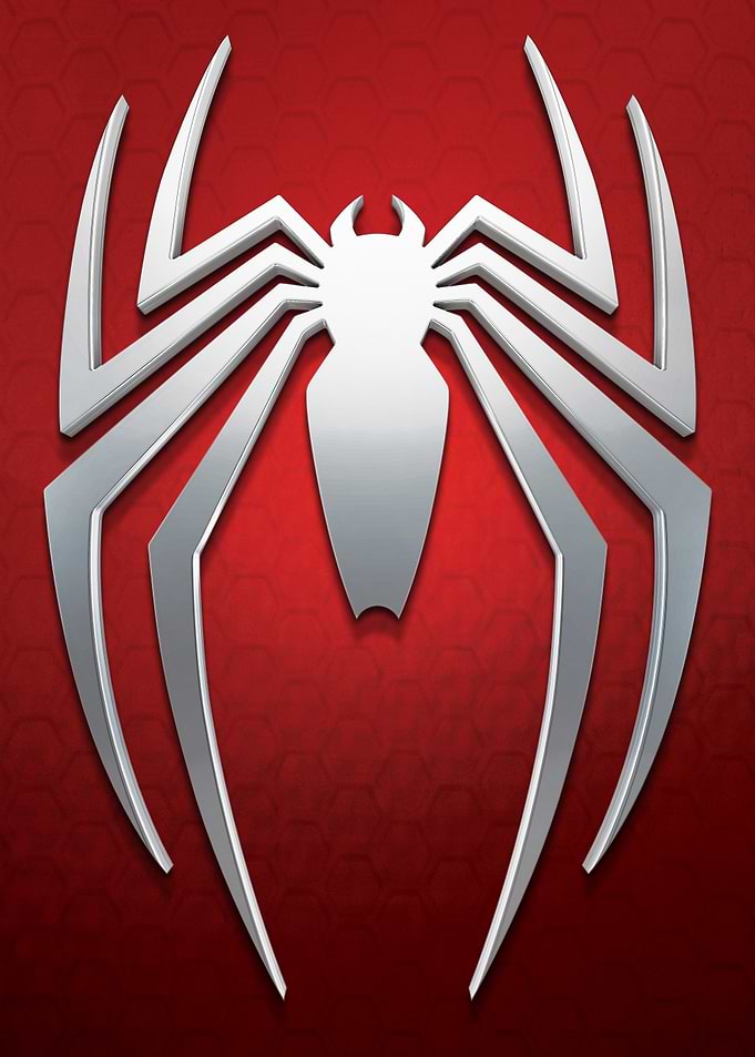 Marvel's Spider-Man Iconic White Logo