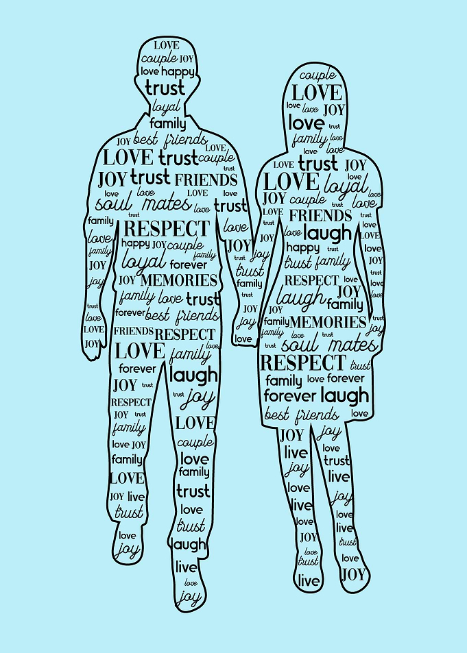 Couple Word Art
