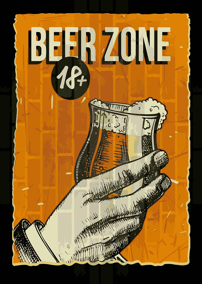 Beer Zone Party Neon