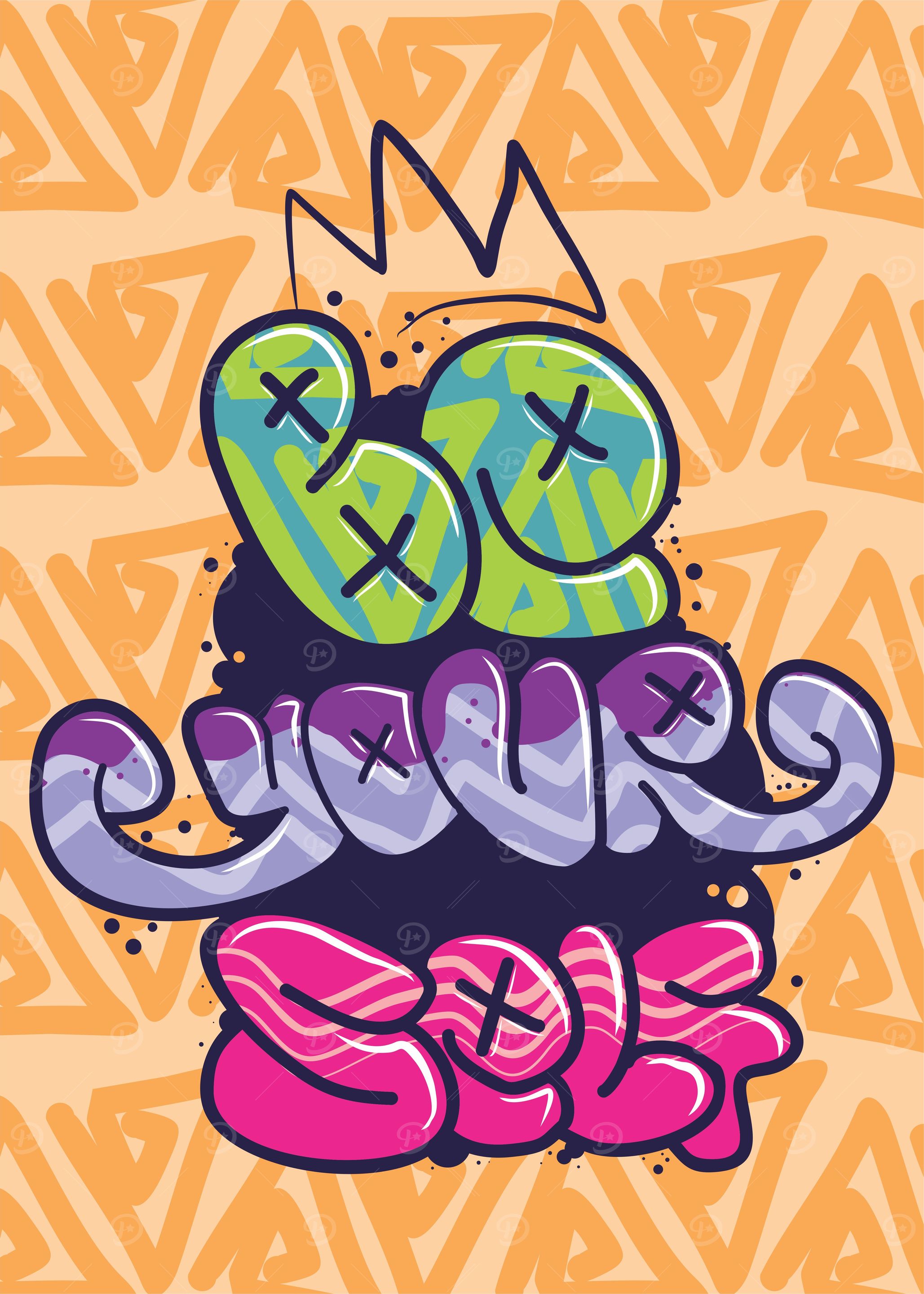 BE YOUR SELF GRAFFITI