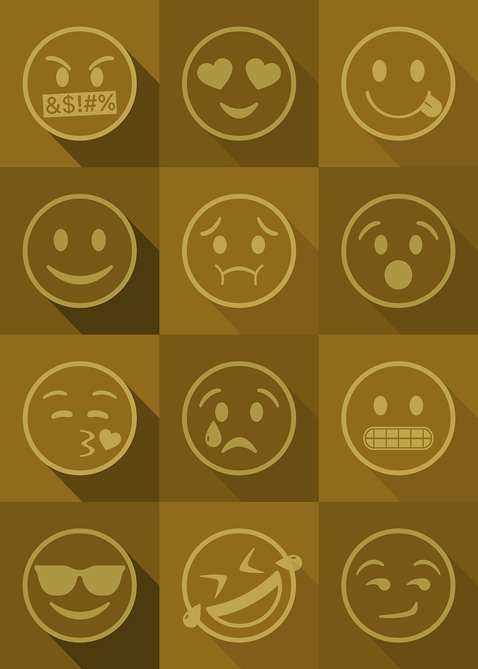 Emoji Expressions Yellow