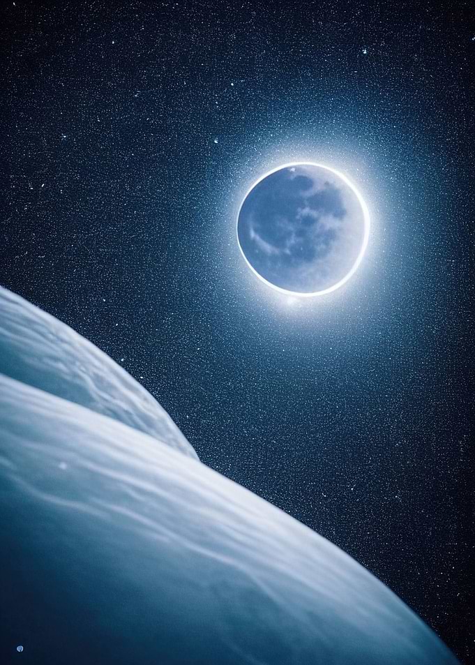 Galaxy moon