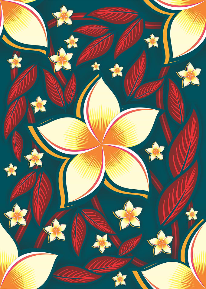 FRANGIPANI PATTERN