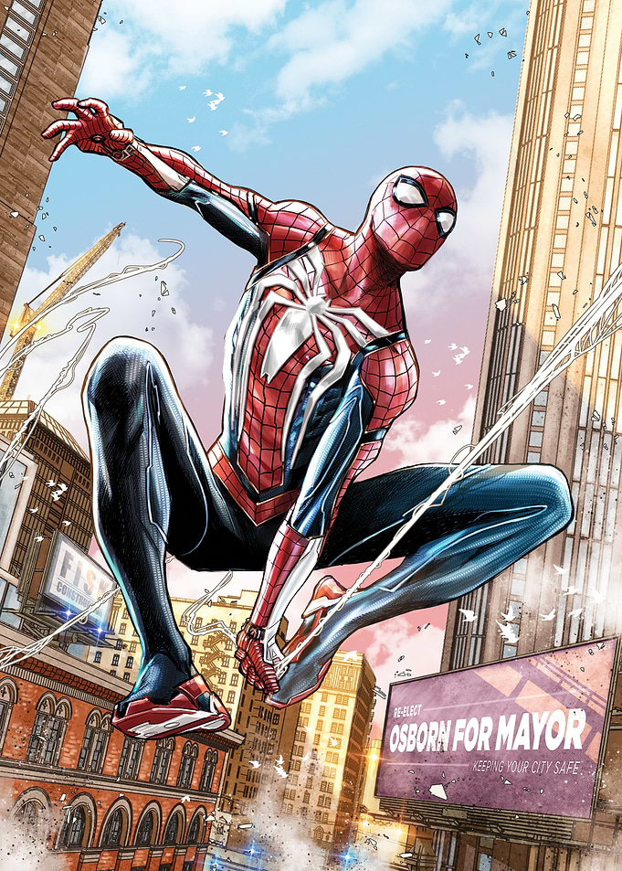 Spider-Man Over NYC
