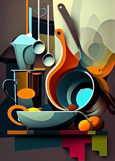 Kitchen Remix — kitchen metal wall art