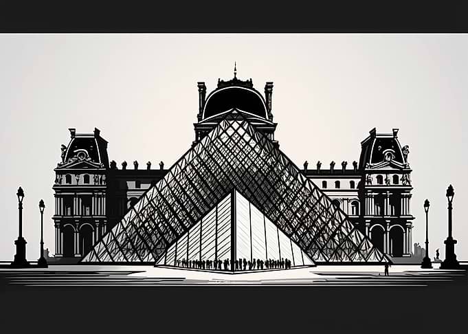 The Louvre Museum in Paris