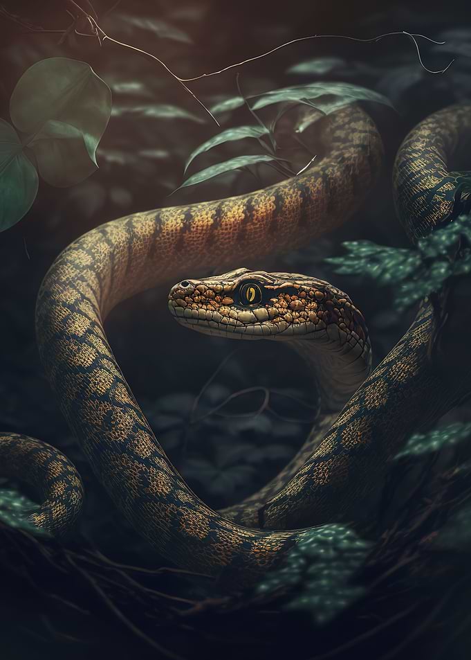 blue snake splash