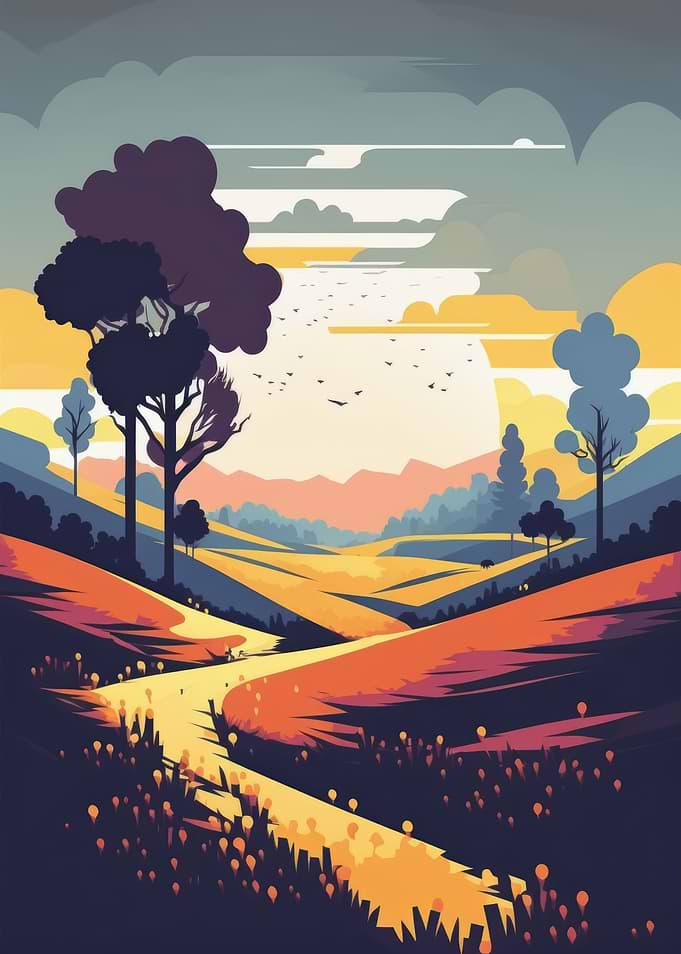 Landscape art