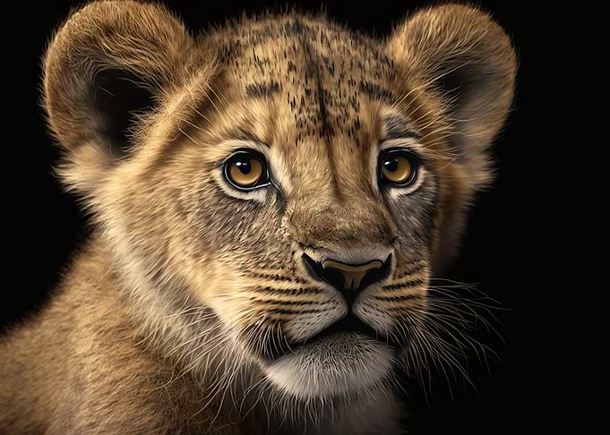 Baby lion