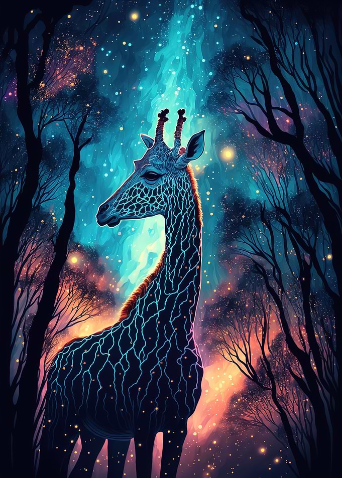giraffe neon