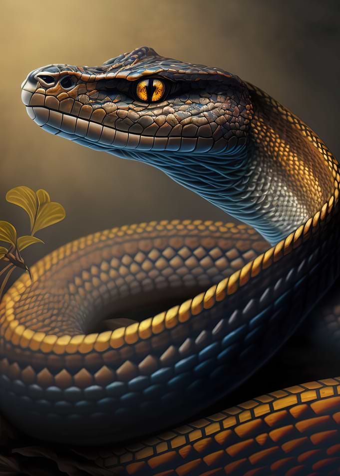 blue snake splash