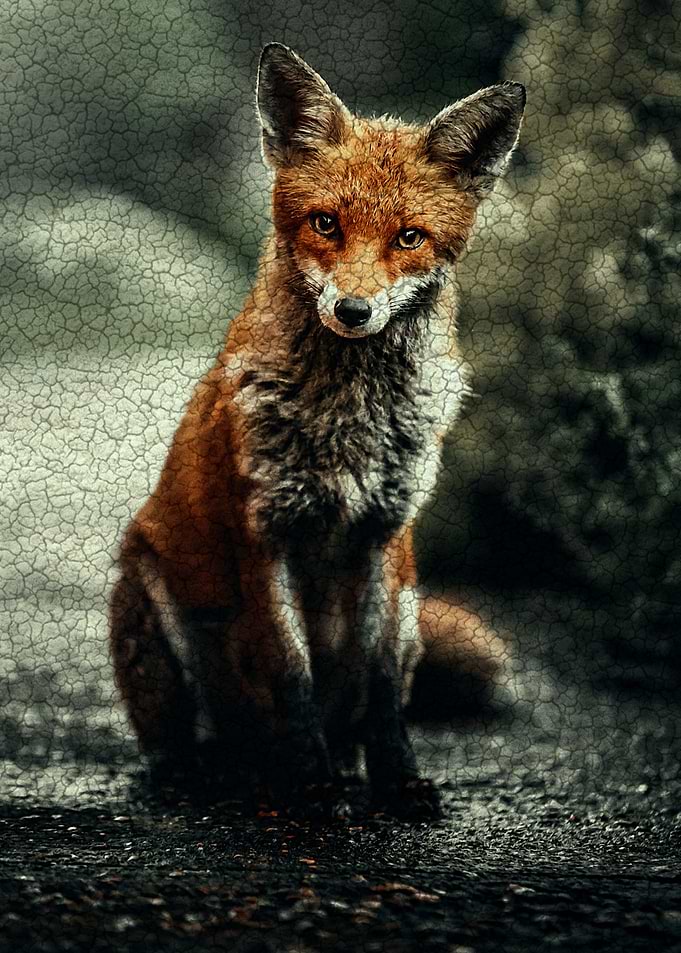 fox oil panting