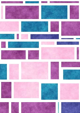 Boho Jewel Tone Mondrian
