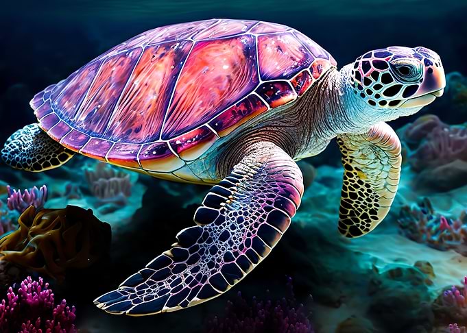 Sea Turtle watercolour
