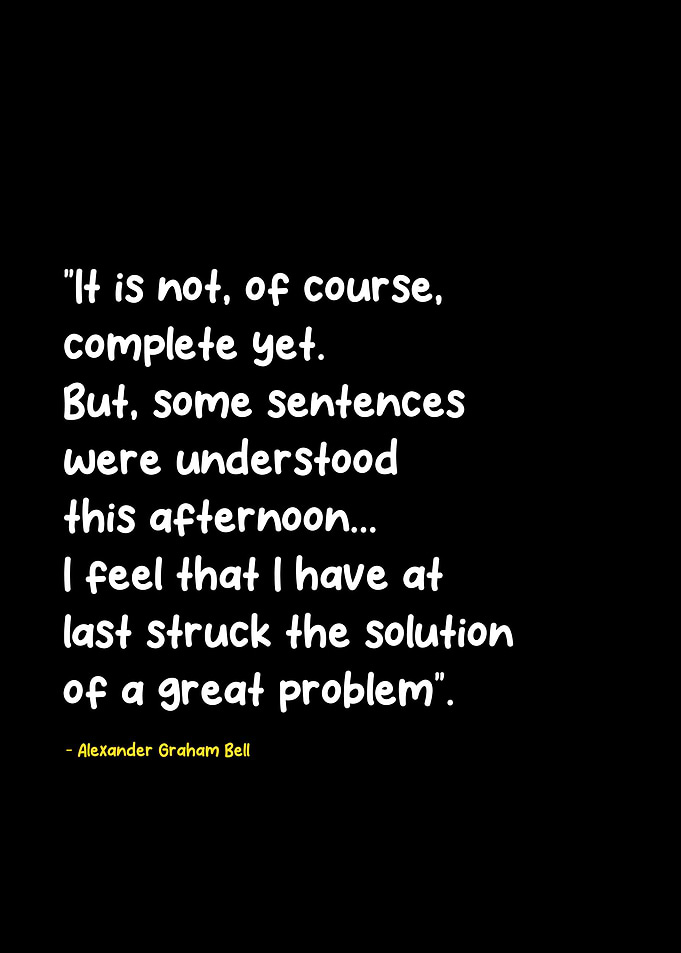 Graham bell quotes