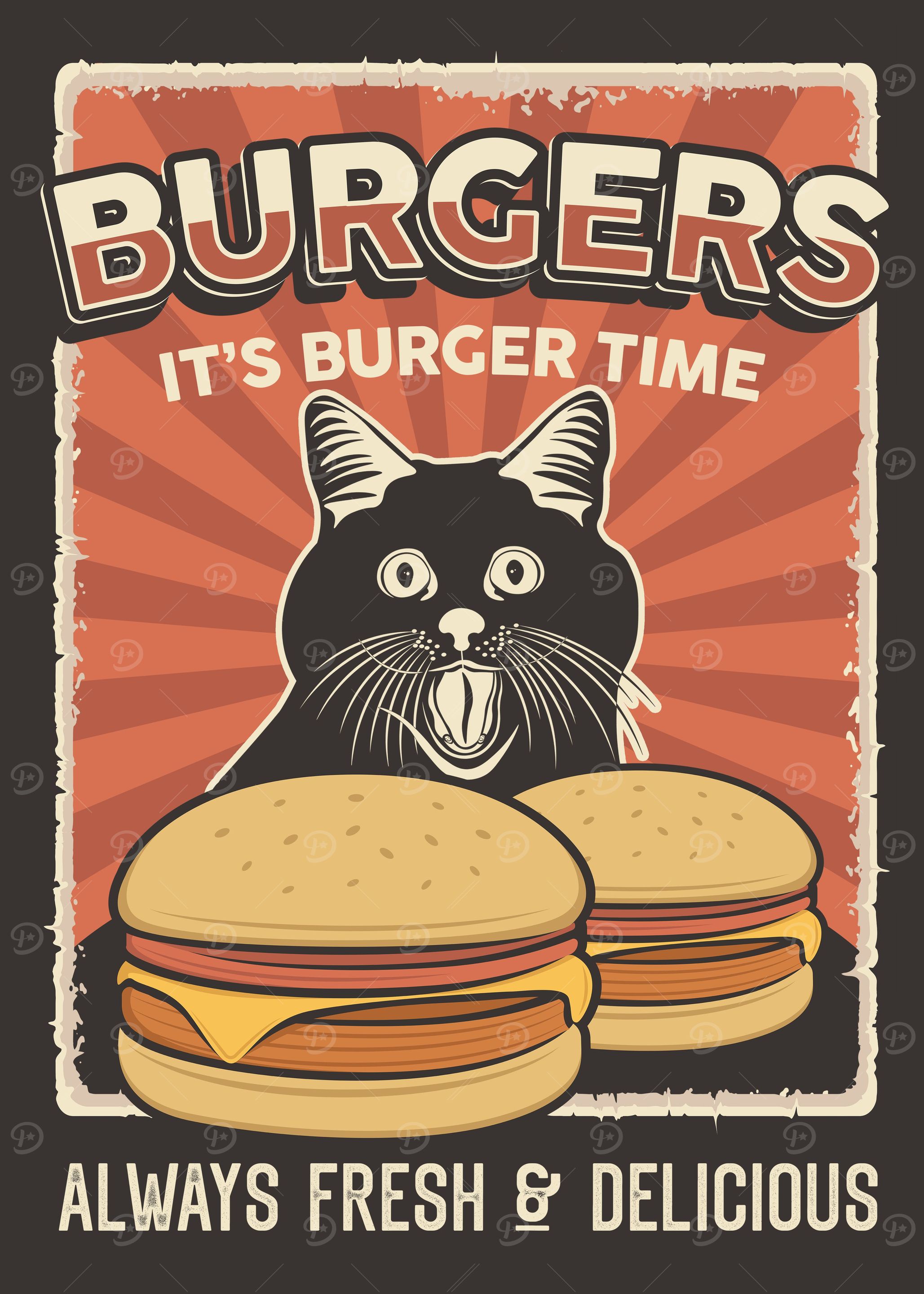It is burger time