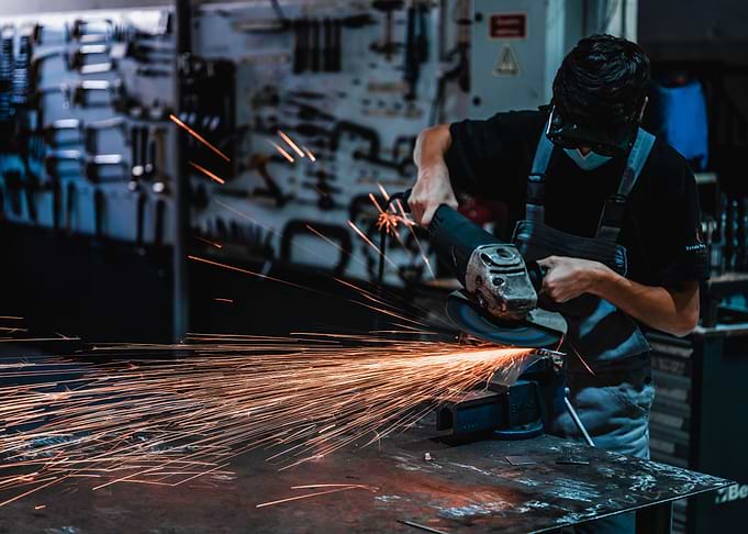iron shop Worker