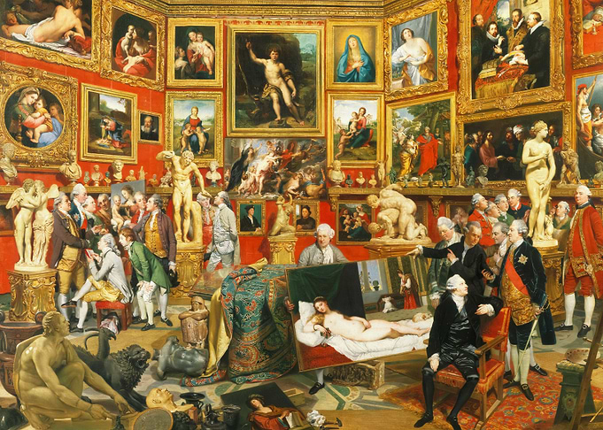 The Tribuna of the Uffizi