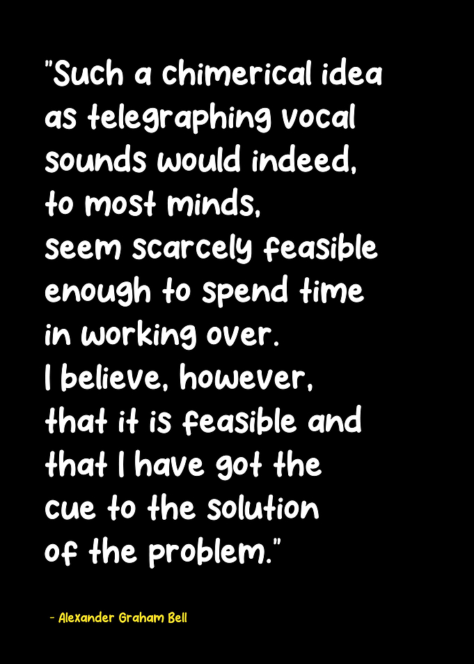 Graham bell quotes