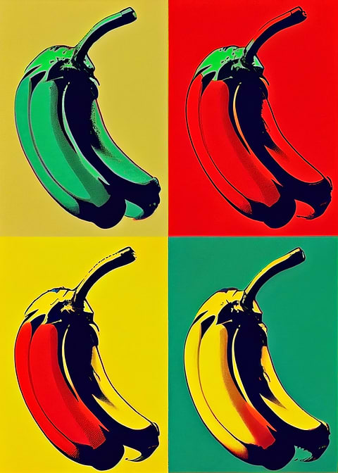 Peel the Fun — kitchen metal wall art