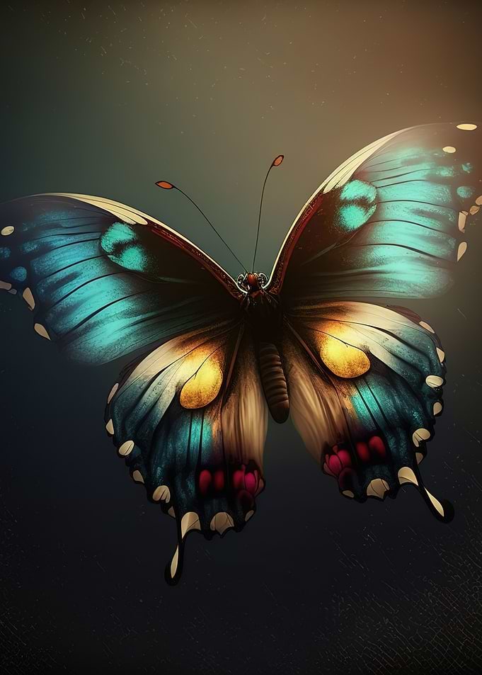 Butterfly colorful