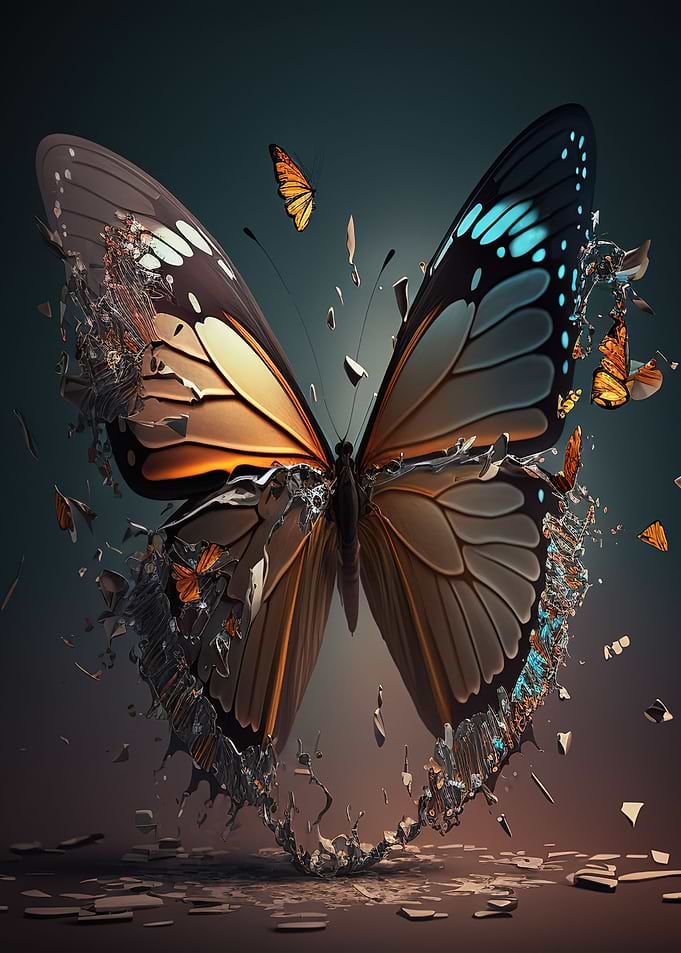 Butterfly colorful