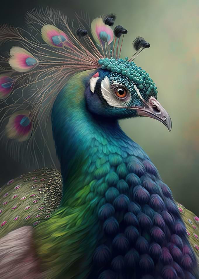 Magnificent peacock