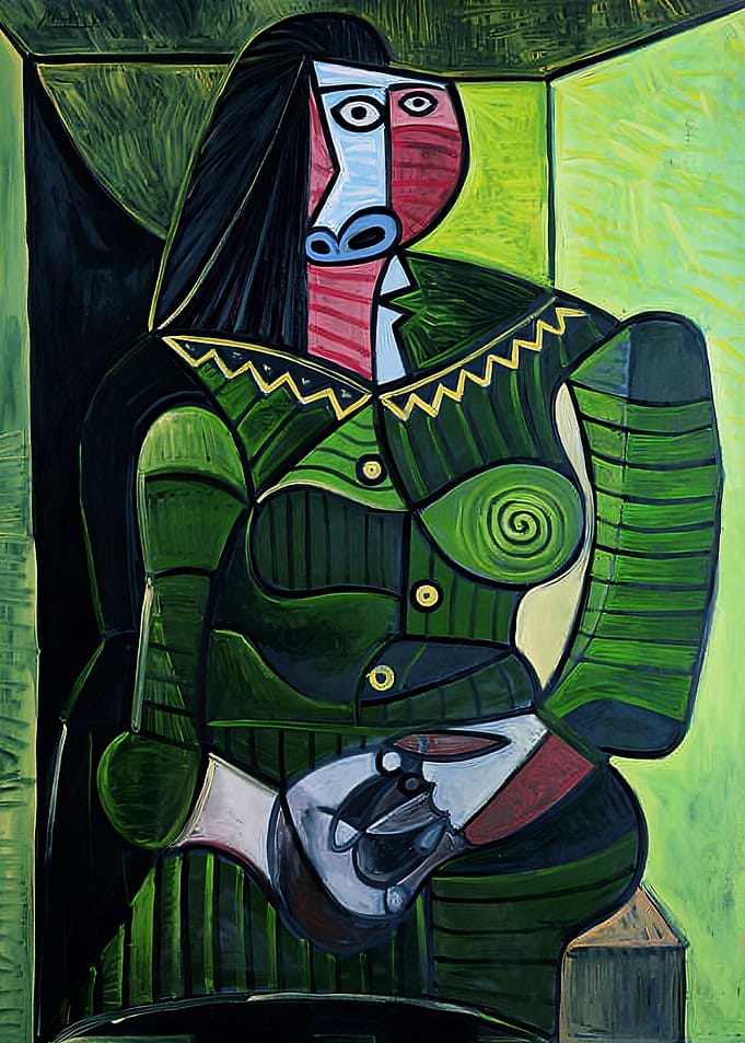 woman in green 1944