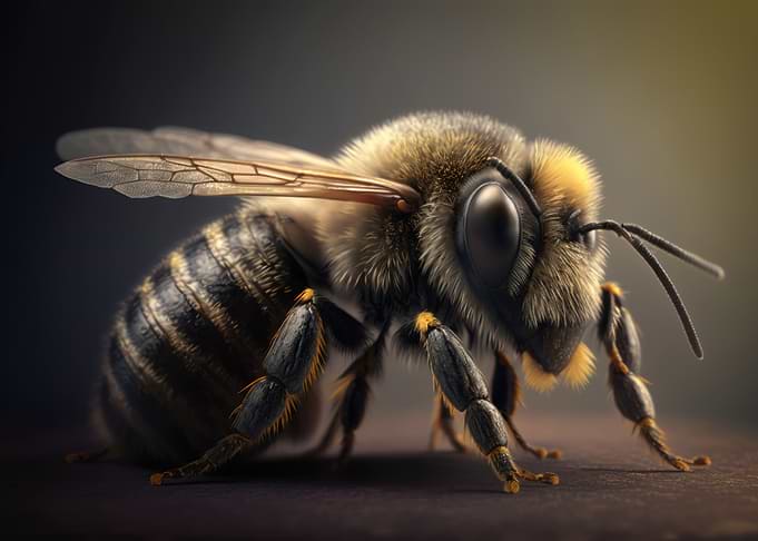 Bee on on flowers