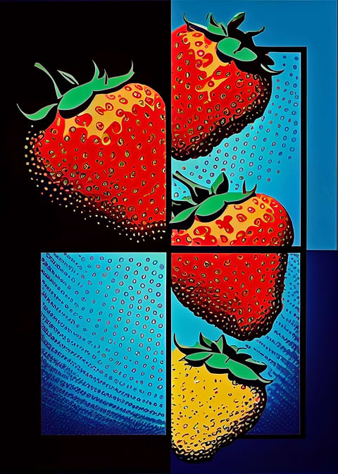 Sweet Bold — kitchen metal wall art