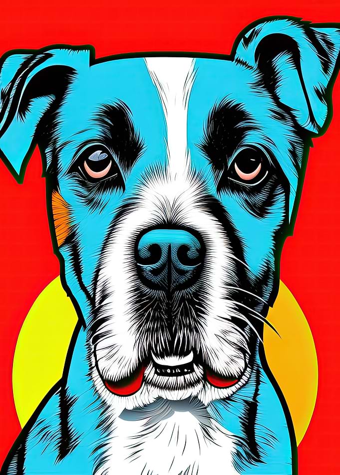 Pop Art Dog 10