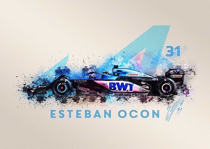 Esteban Ocon Car 2023