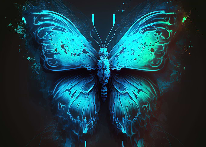 Butterfly colorful