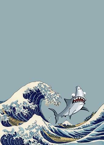 Waves Chasing Sharks