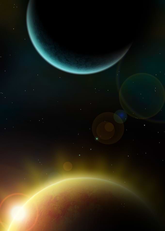 Moons and planets