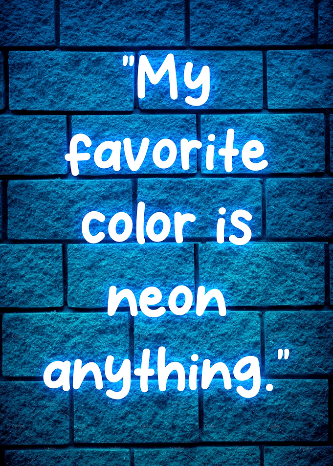 neon quotes