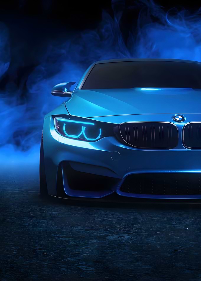 black car BMW M4 F82