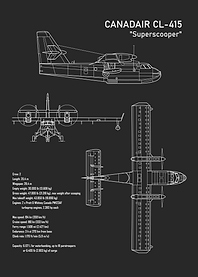 Canadair CL 415 Seaplane