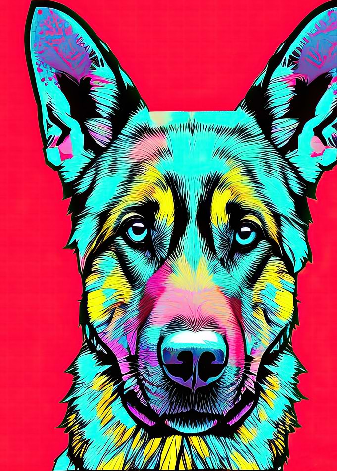 Pop Art Dog 08