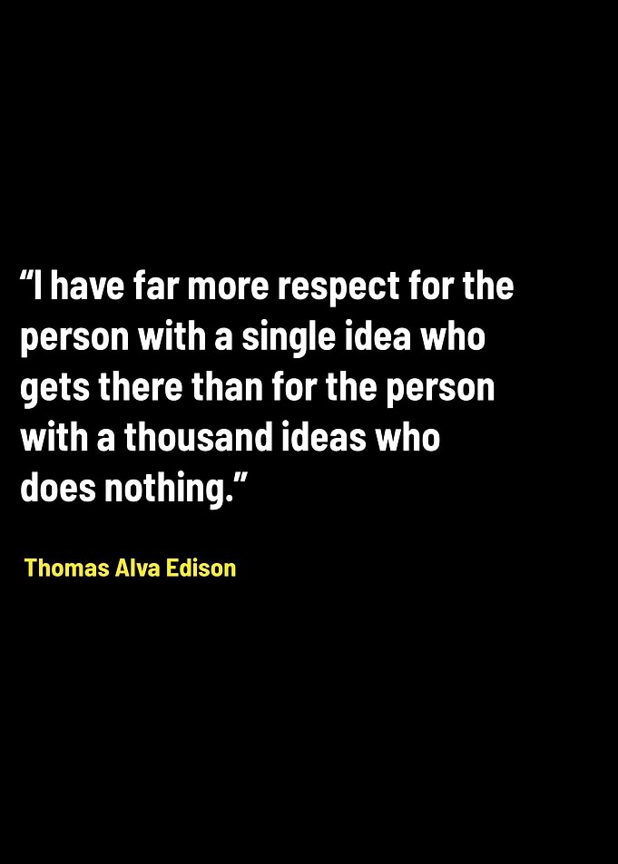 Thomas Alva Edison quotes