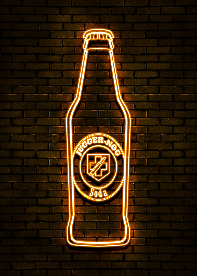 Jugger-Nog Wall Neon