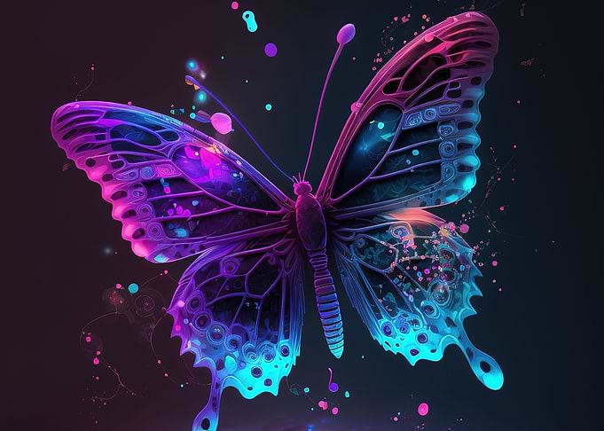 Butterfly colorful