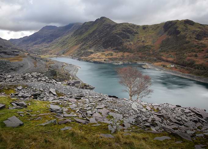 Llyn Peris lake Llanberis