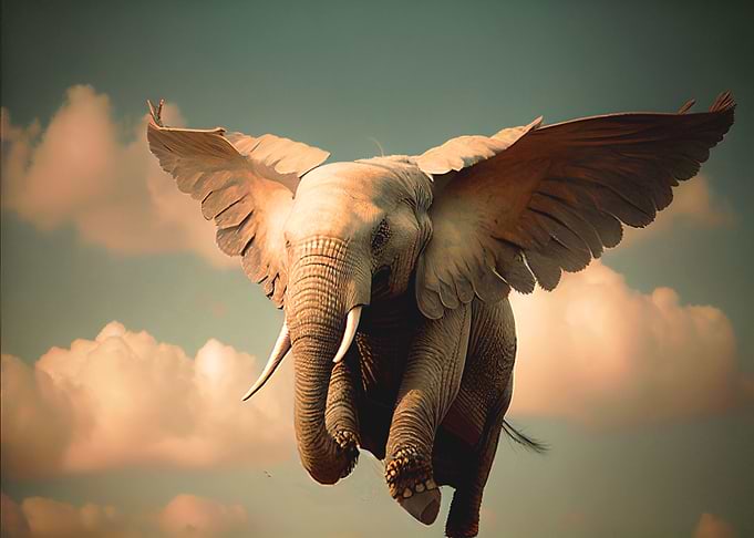 Flying Elephant